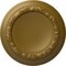 Ekena Millwork Carlsbad Ceiling Medallion (Fits Canopies up to 7 7/8"), Hand-Painted Gold, 12 1/2"OD x 1 1/2"P CM12CAGLS - alternate 1